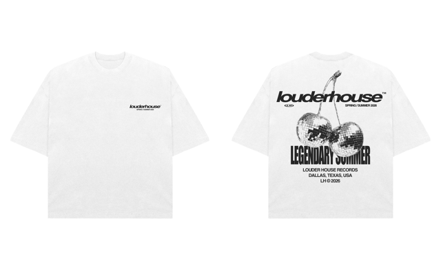 Legendary Summer Black Print White Tee