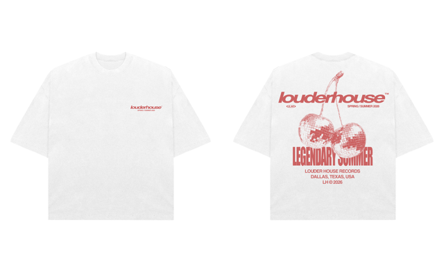 Legendary Summer Red Print White Tee