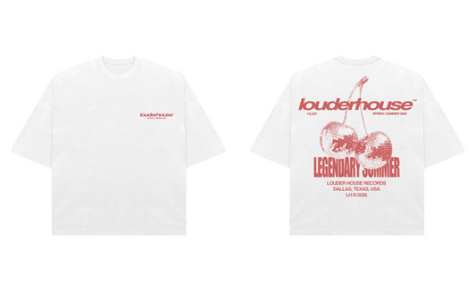 Legendary Summer Red Print White Tee